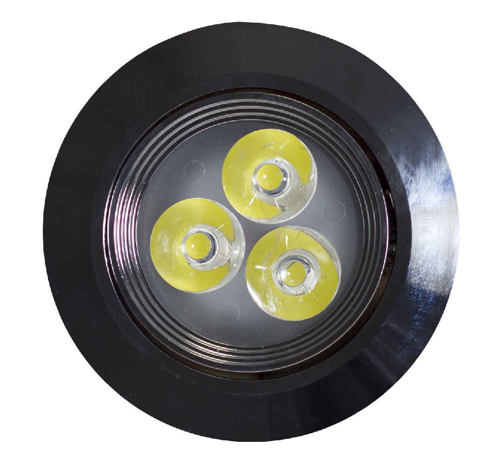 3.5 in Chrome Round Aluminum Pot Light, ETL-ROHS-Energy Star Certified