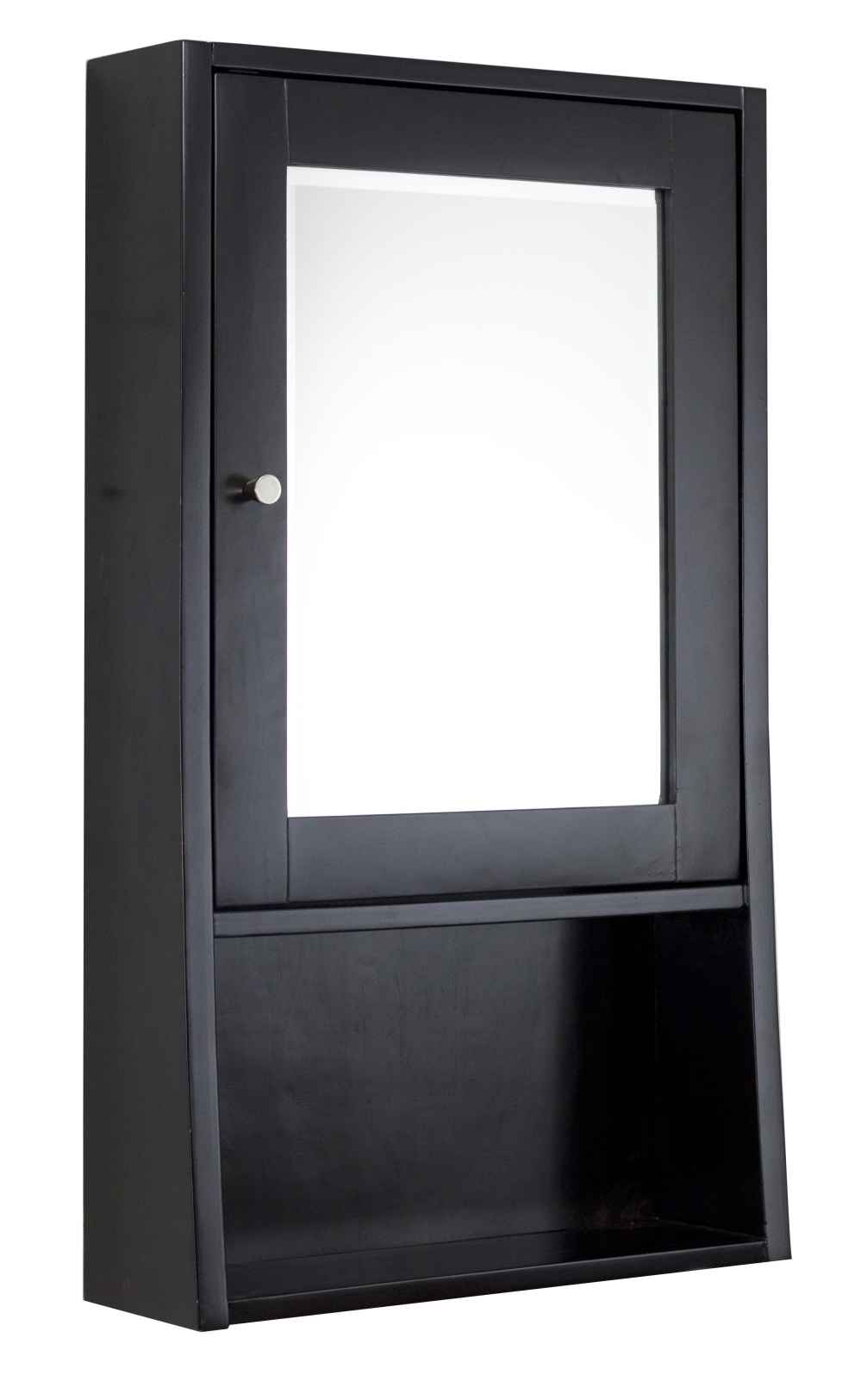 20 x 34 in Espresso Rectangle Birch Wood-Veneer Medicine Cabinet