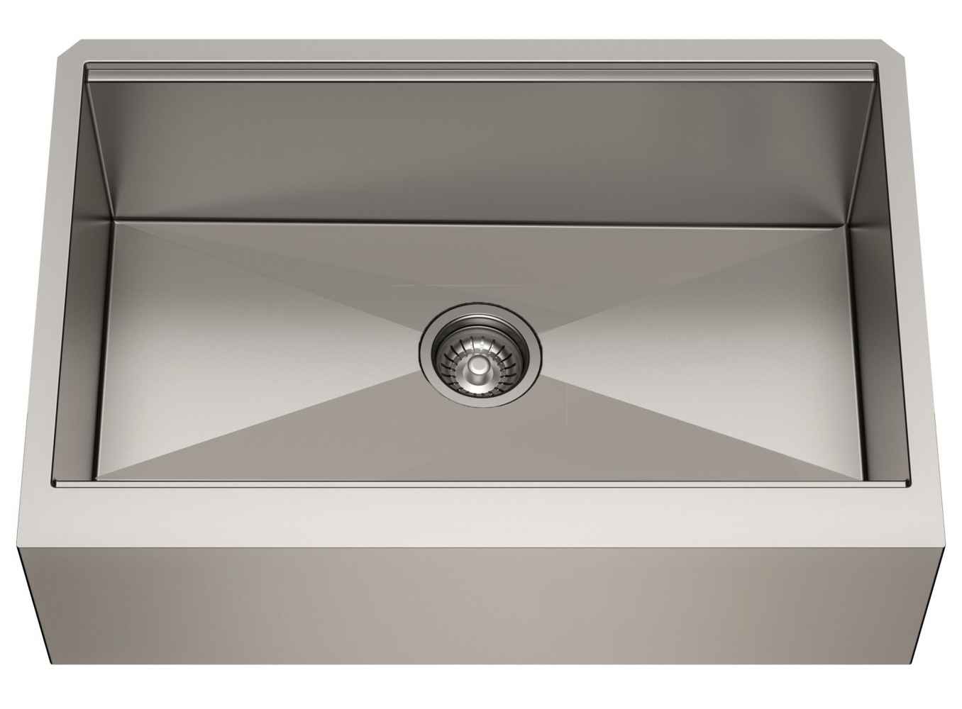 36 x 19 in Stainless Steel Rectangle 16 Gauge Single Bowl Farmhouse Apron Front Kitchen Sink, CSA Certified