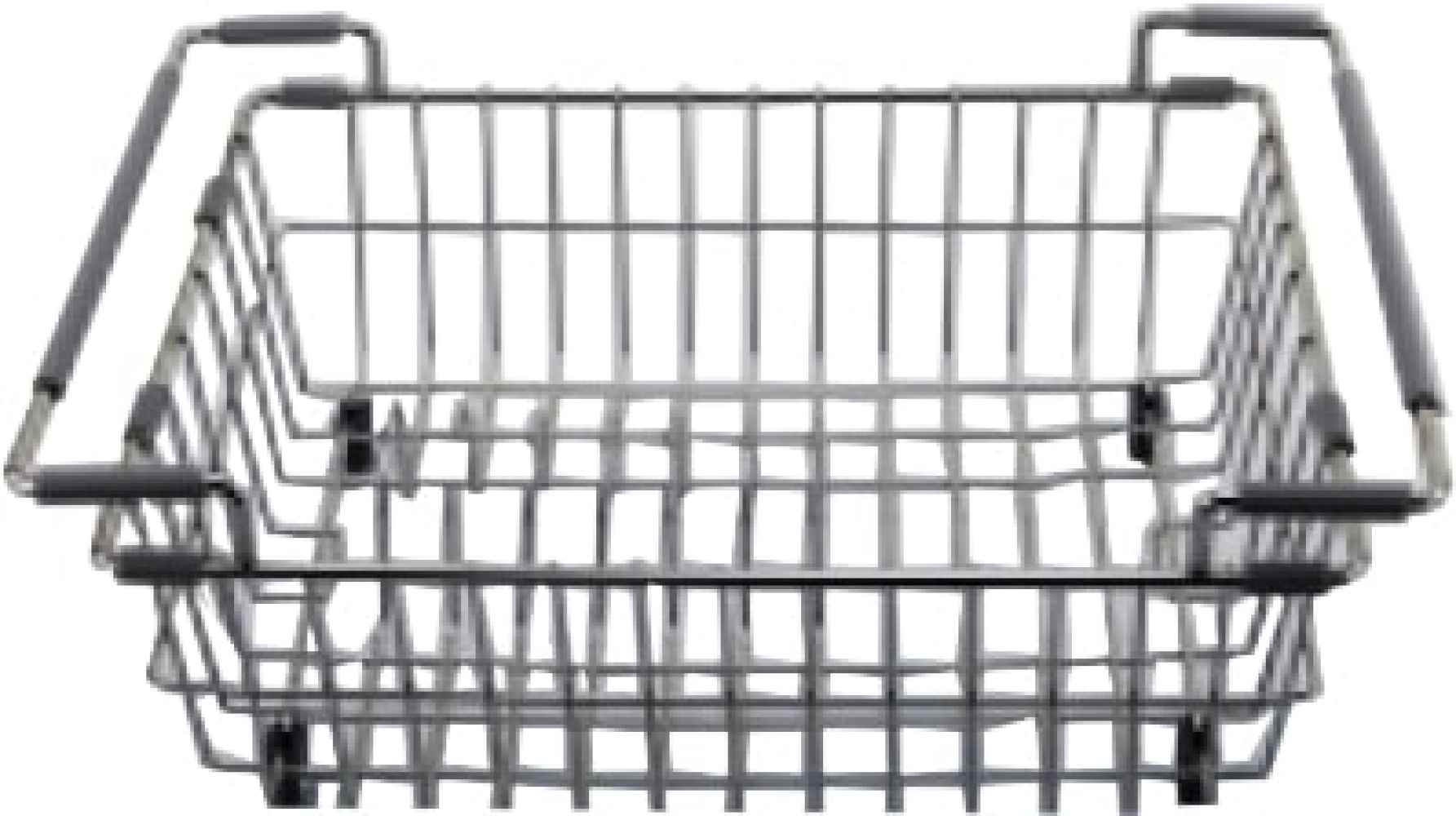 17.75 in Stainless Steel Rectangle Kitchen Basket, CSA Certified