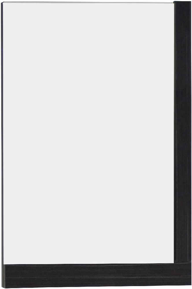 23.5 x 35.5 in Dawn Grey Rectangle Plywood-Melamine Wood Mirror