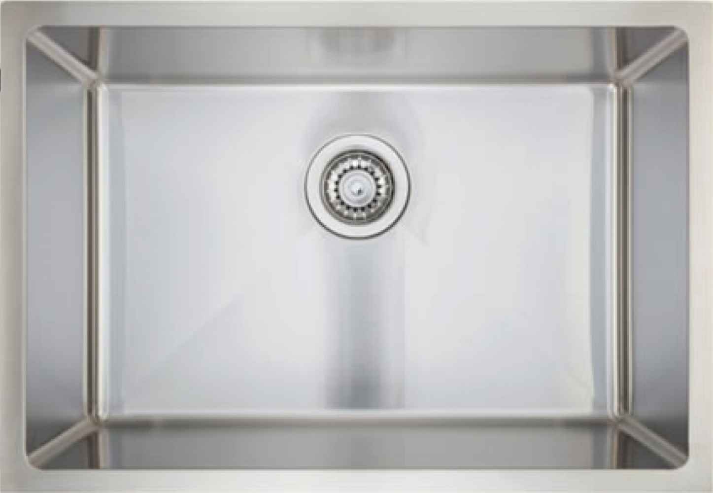 25 x 18 in Stainless Steel Rectangle 18 Gauge Single Bowl Undermount Kitchen Sink