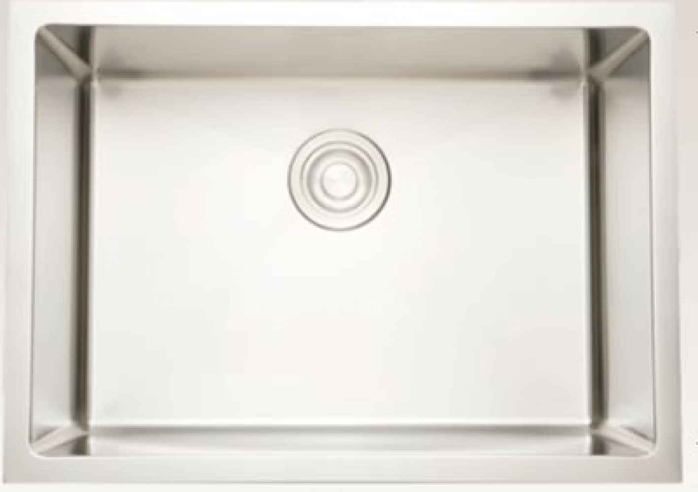 23 x 18 in Stainless Steel Rectangle 16 Gauge Single Bowl Undermount Kitchen Sink, CSA Certified