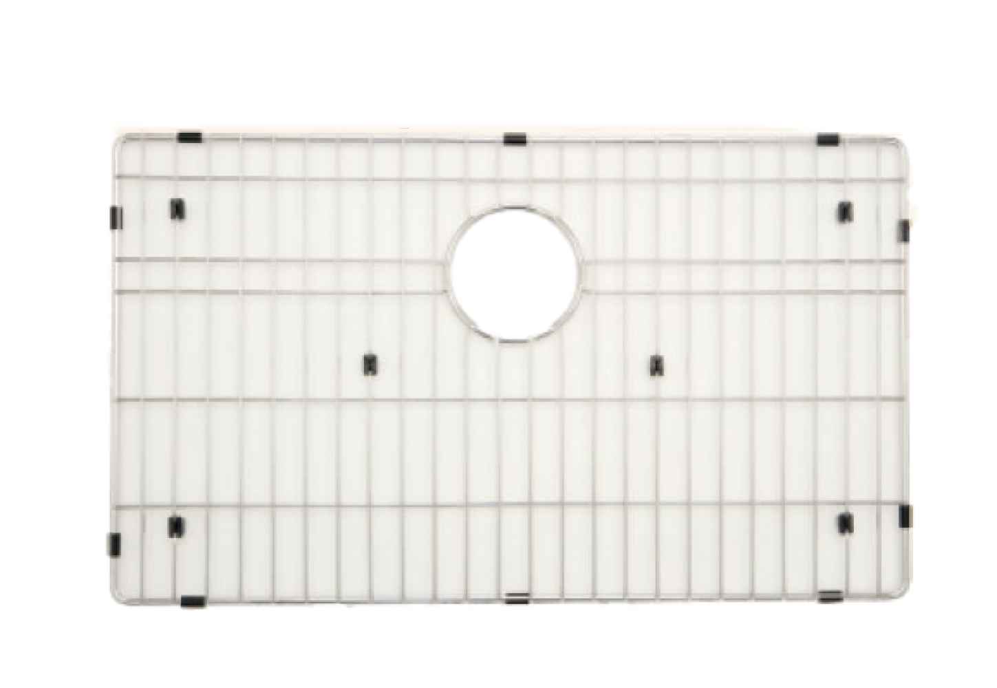 23 x 16 in Chrome Rectangle Stainless Steel Laundry Sink Grid, CSA Certified