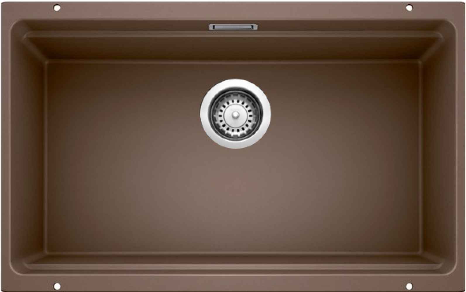 27 x 18 in Granite Composite Rectangle Single Bowl Undermount Kitchen Sink, CSA Certified