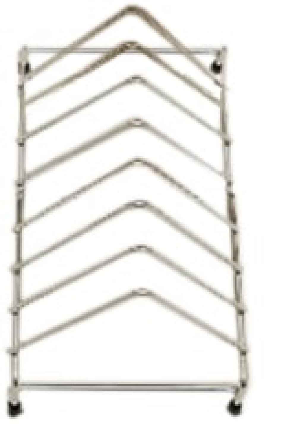 8.13 x 11.75 in Chrome Stainless Steel Kitchen Plate Rack, CSA Certified