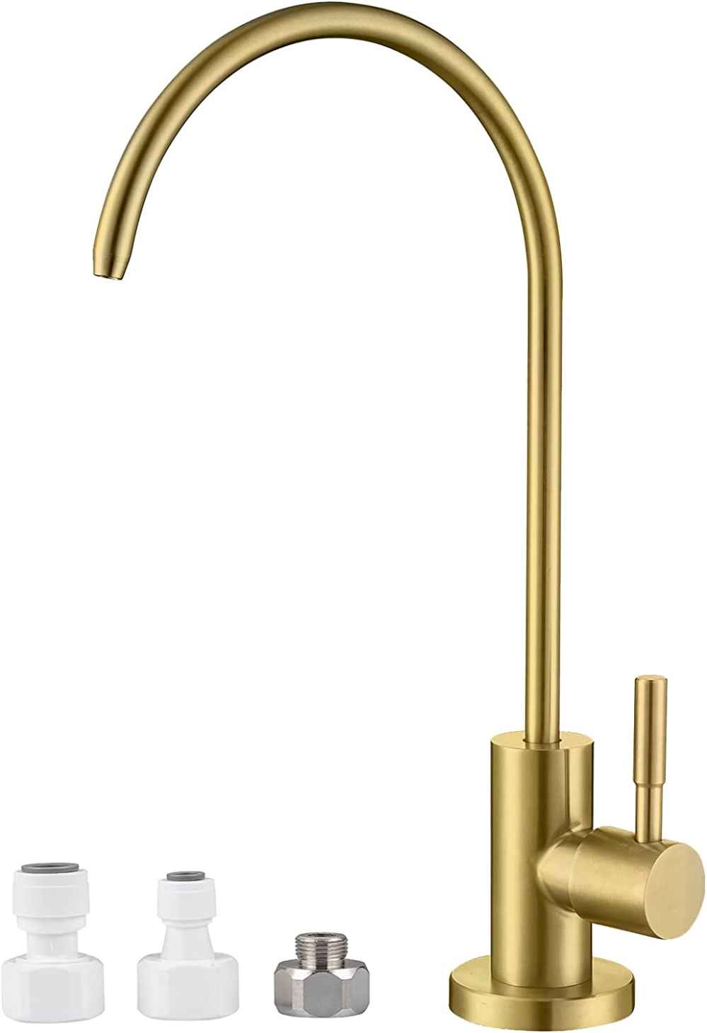 Brass Arc Stainless Steel Kitchen Sink Faucet