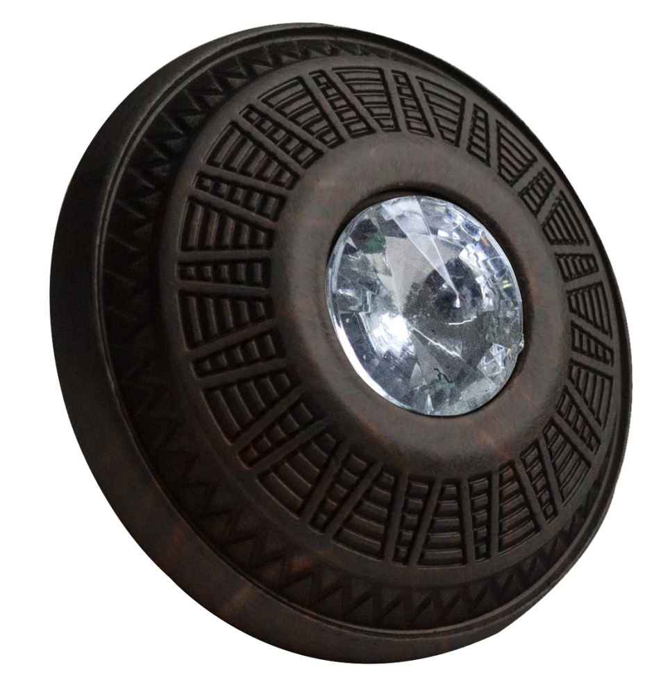 1.25 x 1.25 in Oil Rubbed Bronze Round Stainless Steel Cabinet Knob