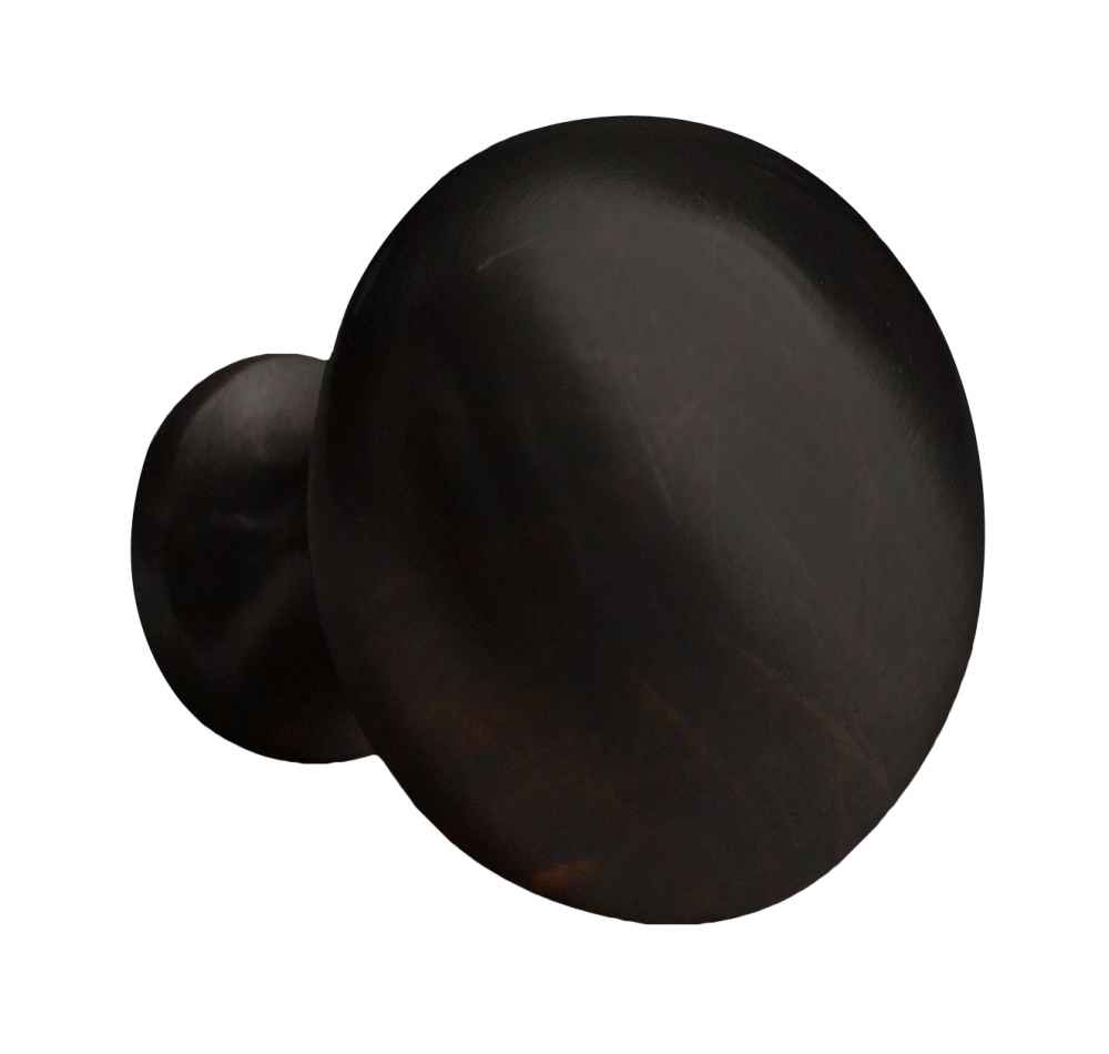 1.25 x 1.25 in Oil Rubbed Bronze Round Stainless Steel Cabinet Knob