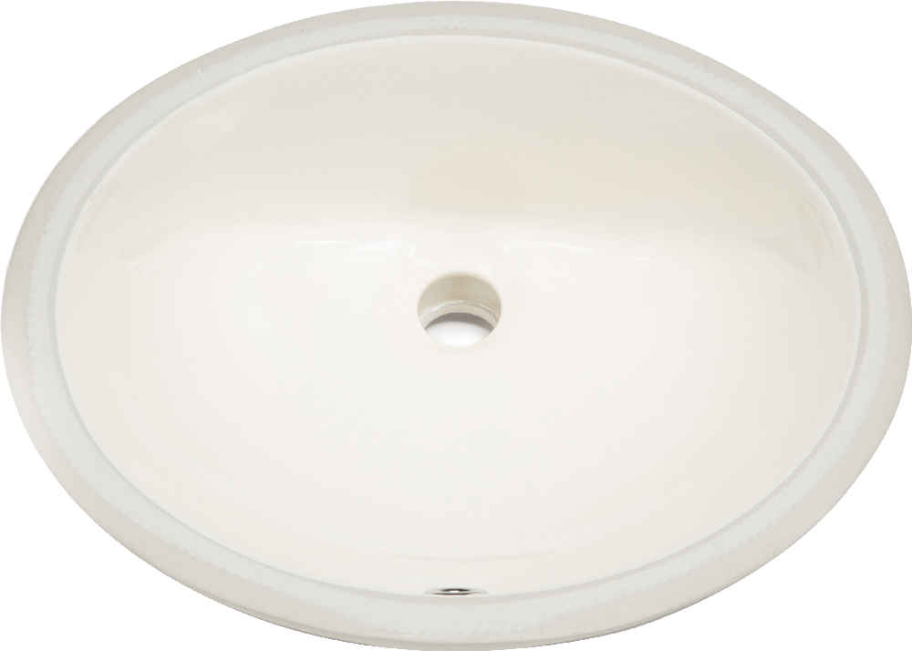 19.75-in. x 15.75-in. Ceramic Bathroom Undermount Sink In Biscuit
