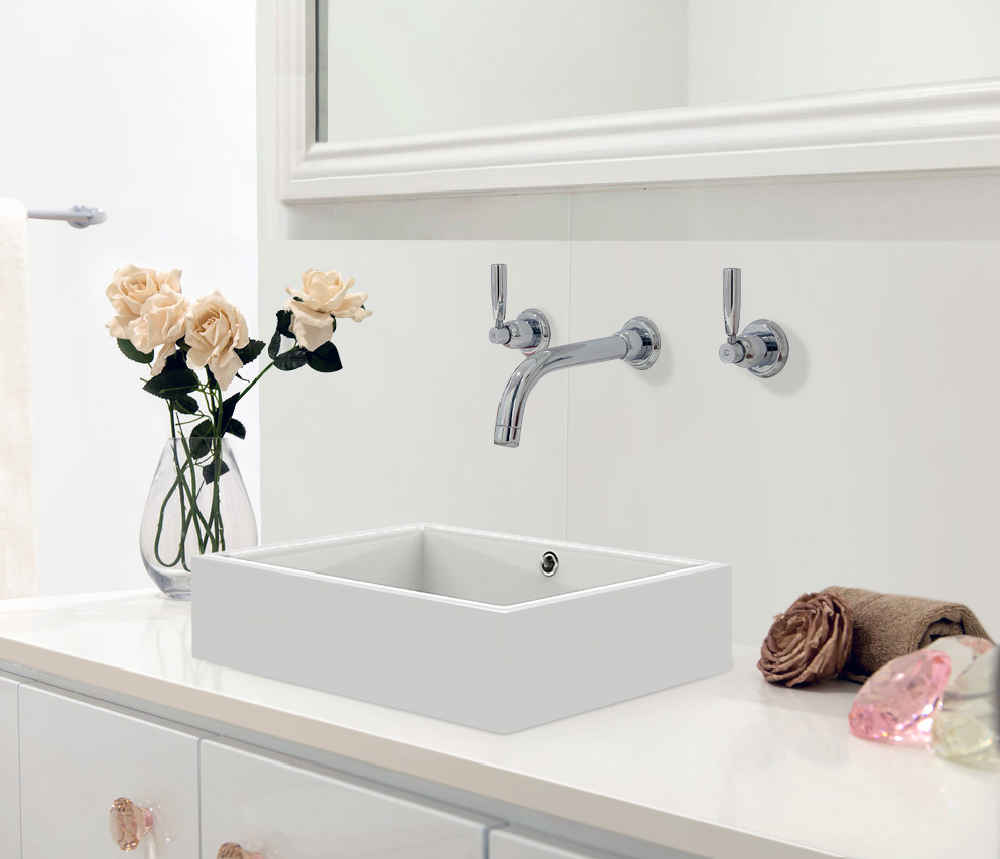 20-in. x 14.25-in. Rectangle Bathroom Vessel Sink White Enamel Glaze