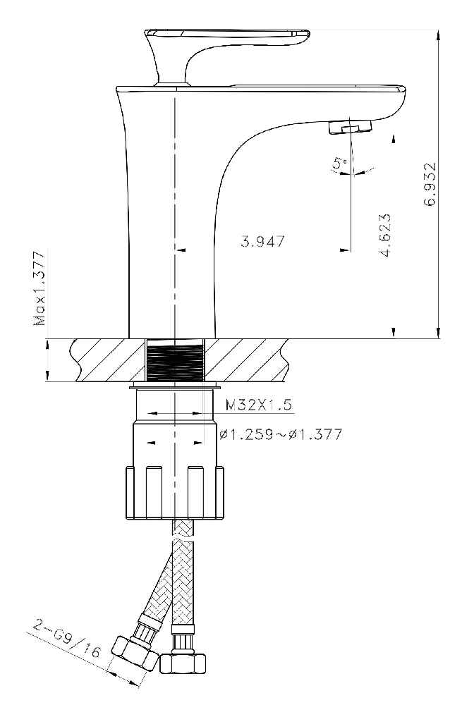 21-in. x 16.5-in. Rectangle Bathroom Vessel Sink Set White Enamel Glaze