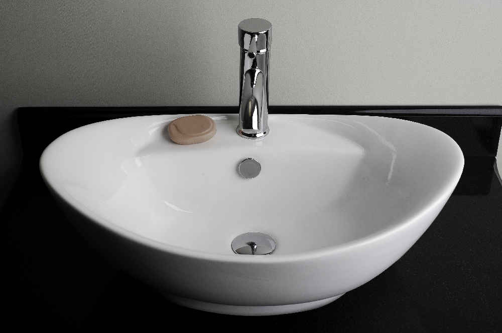 23-in. x 15.25-in. Oval Bathroom Vessel Sink White Enamel Glaze