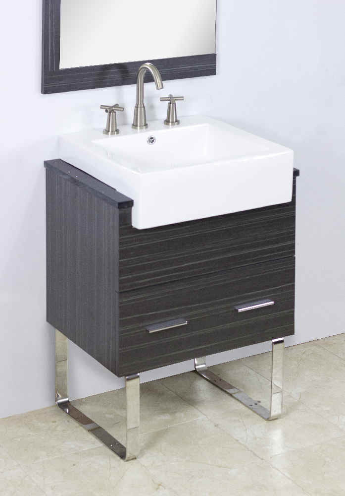 20.25-in. x 19-in. Rectangle Bathroom Vessel Sink White Enamel Glaze
