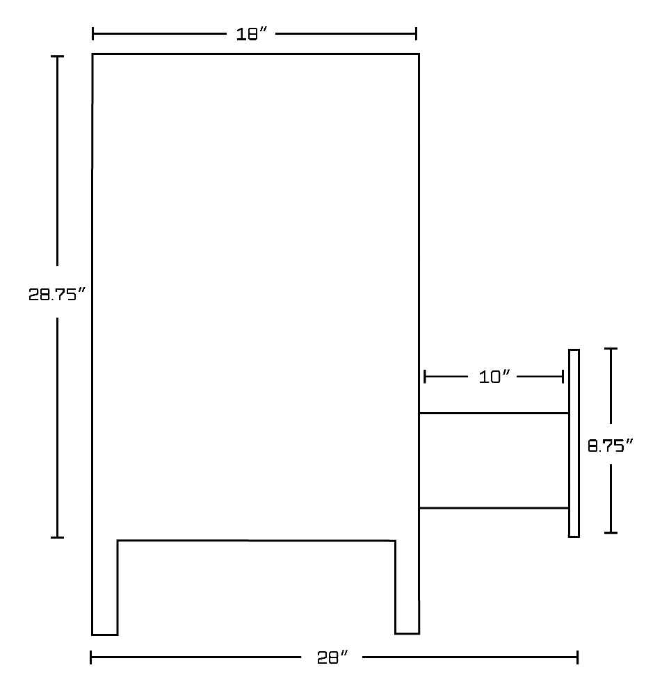 22.75-in. W 18-in. D Modern Plywood-Veneer Vanity Base Set Only In White