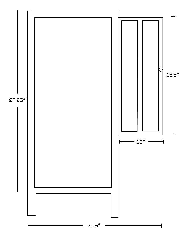 28.25-in. W 18-in. D Modern Plywood-Veneer Vanity Base Set Only In White