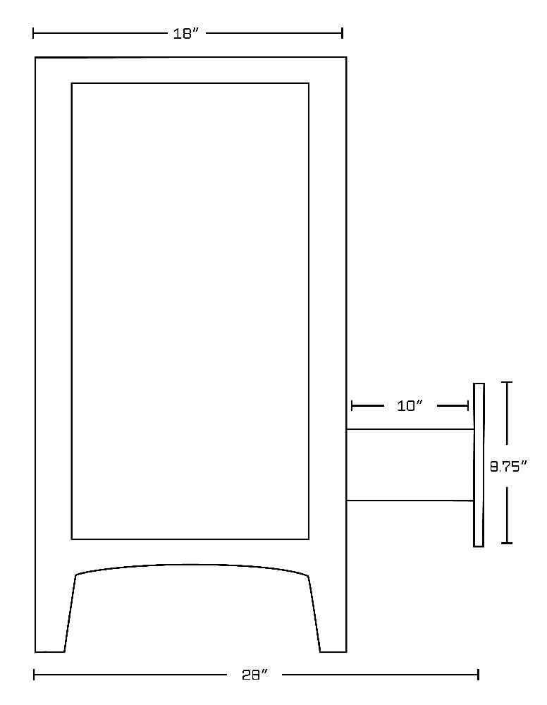 34.5-in. W 18-in. D Modern Plywood-Veneer Vanity Base Only In White