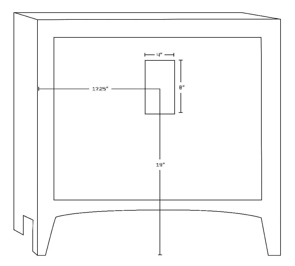 34.5-in. W 18-in. D Modern Plywood-Veneer Vanity Base Only In White