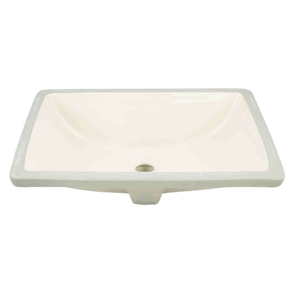 59-in. W Floor Mount White Vanity Set For 3H4-in. Drilling Black Galaxy Top Biscuit UM Sink