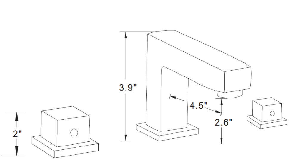 20.25-in. x 19-in. Square Bathroom Vessel Sink Set White Enamel Glaze