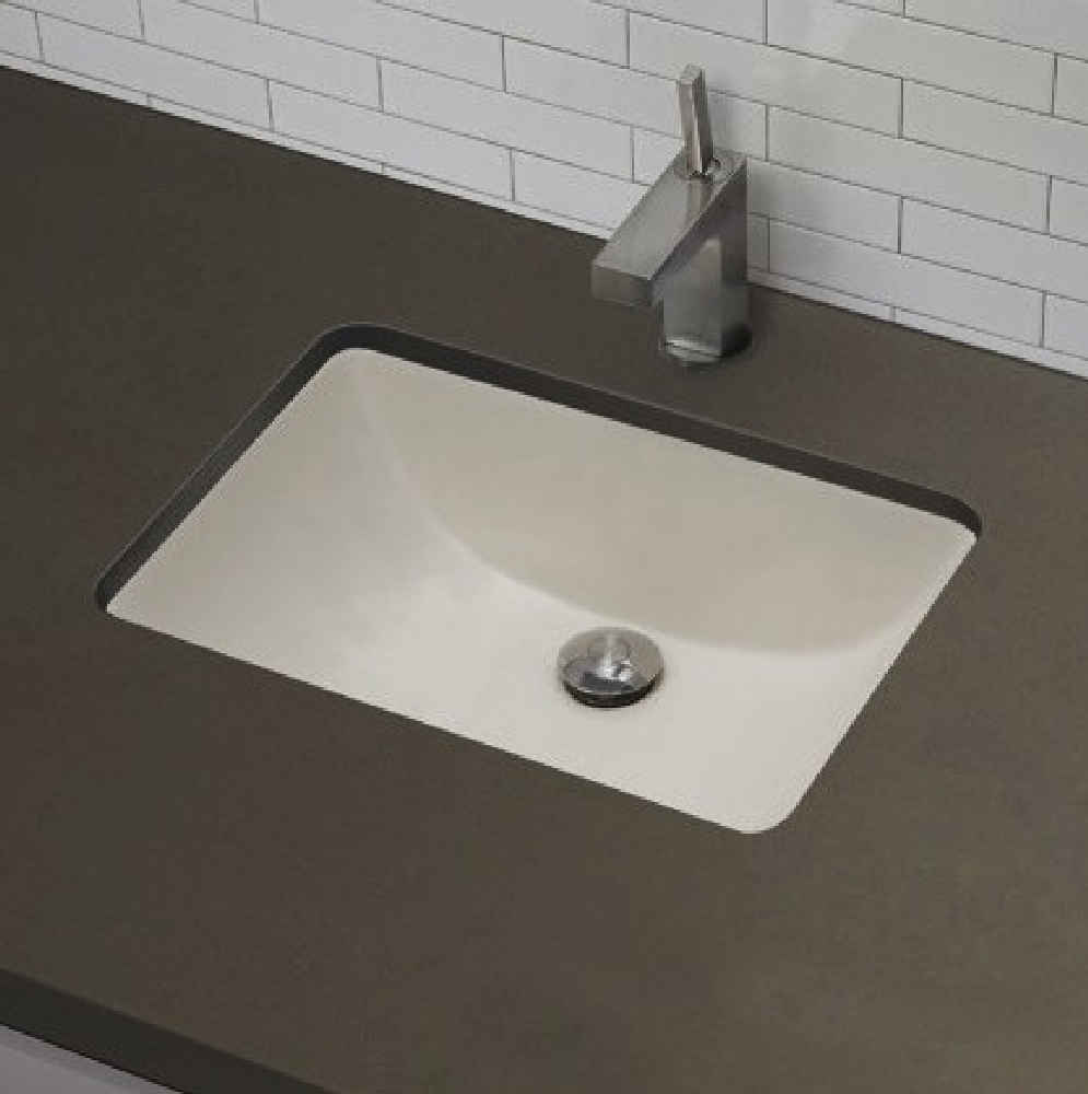 20.75-in. x 14.35-in. Ceramic Bathroom Undermount Sink In Biscuit CSA