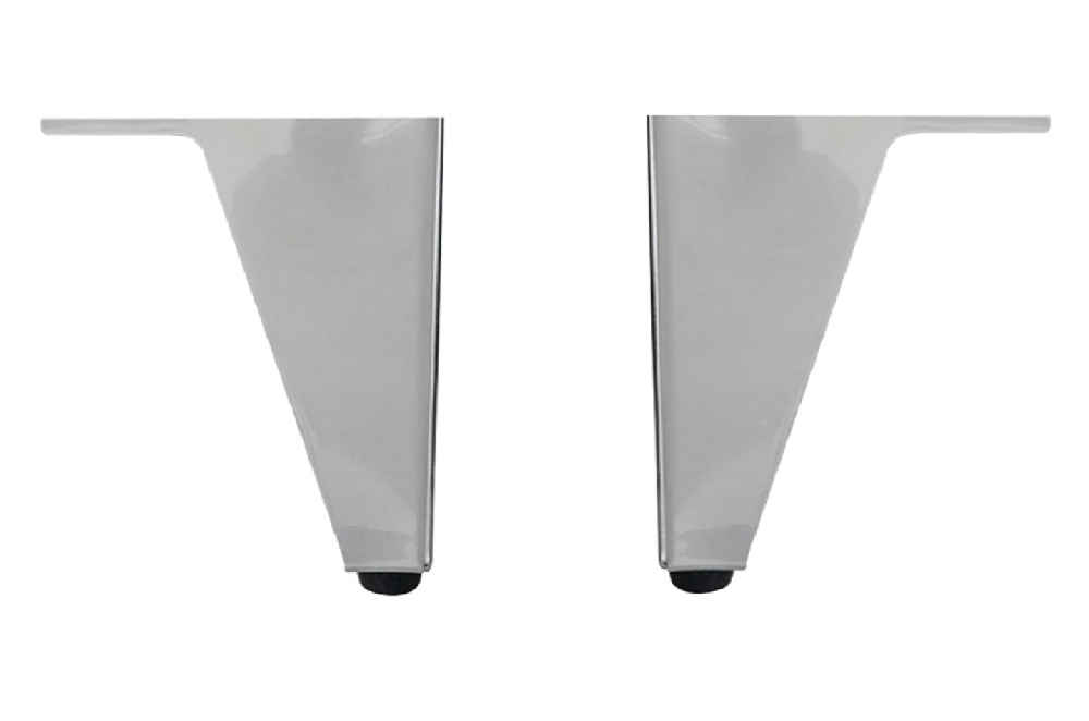 2.5-in. W X 2.5-in. D Brass Legs In Chrome Color