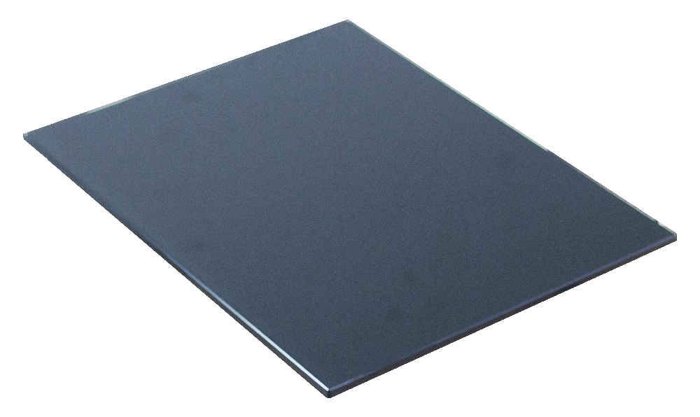 14-in. W X 18.25-in. D Glass Top In Black Color