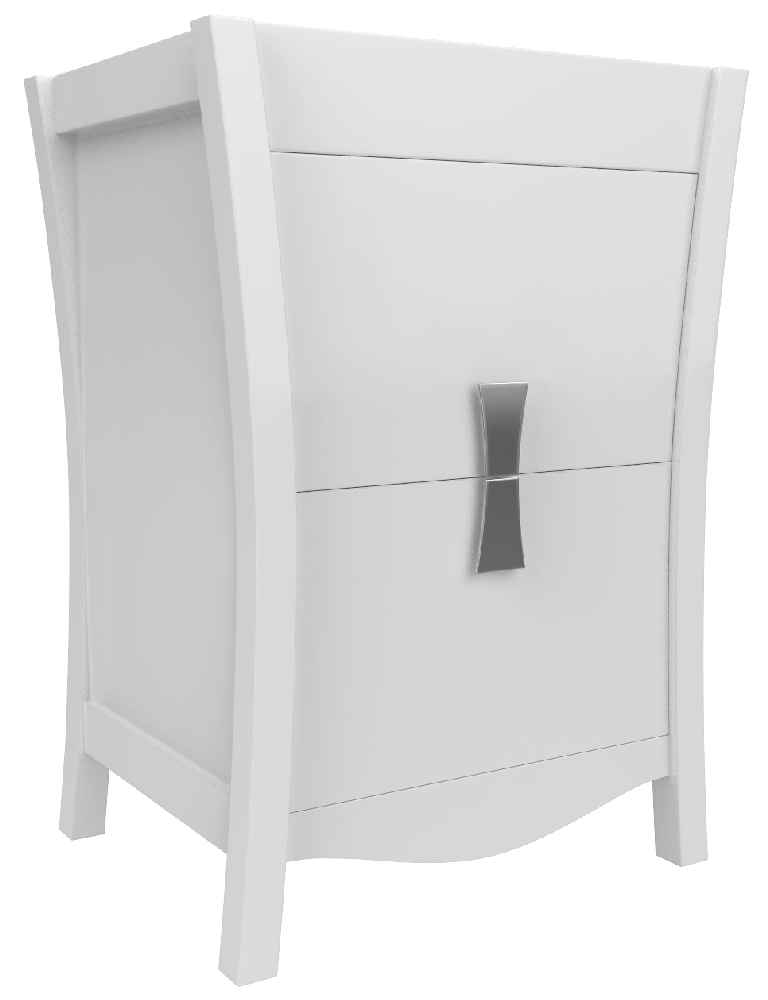 23.75-in. W Floor Mount White Vanity Set For 1 Hole Drilling