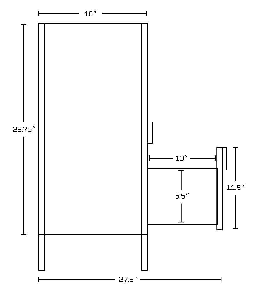 30-in. W Floor Mount White Vanity Set For 3H4-in. Drilling