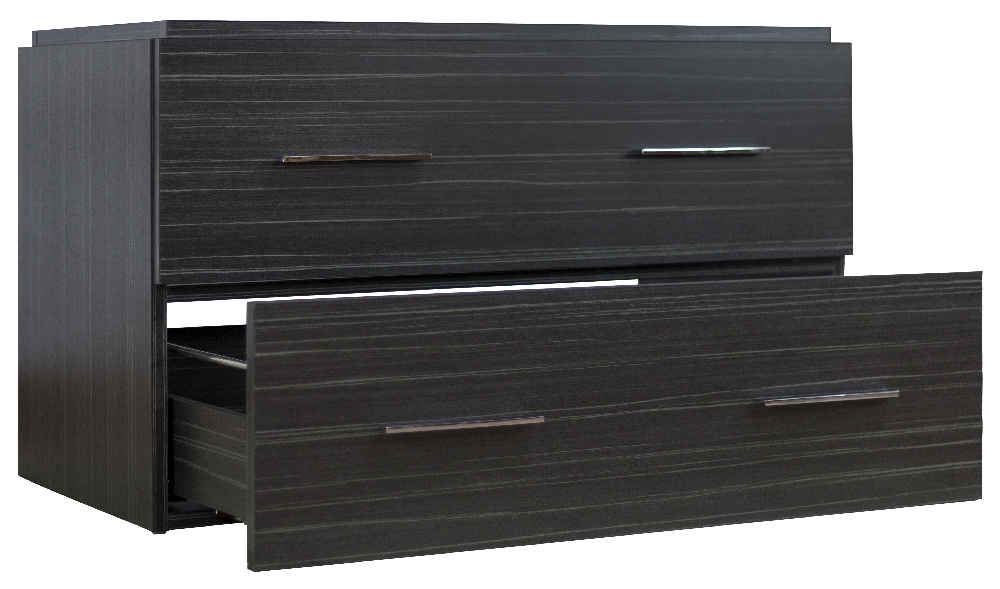 35.5-in. W Wall Mount Dawn Grey Vanity Set For 1 Hole Drilling