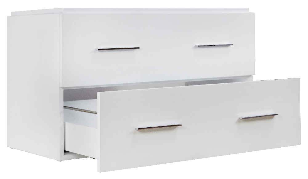 35.5-in. W Floor Mount White Vanity Set For 3H8-in. Drilling