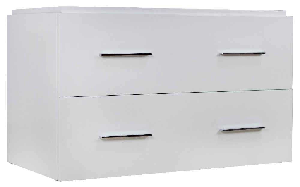 35.5-in. W Floor Mount White Vanity Set For 3H8-in. Drilling