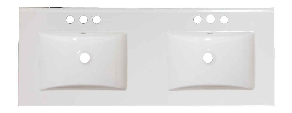 48-in. W Wall Mount Dawn Grey Vanity Set For 3H8-in. Drilling