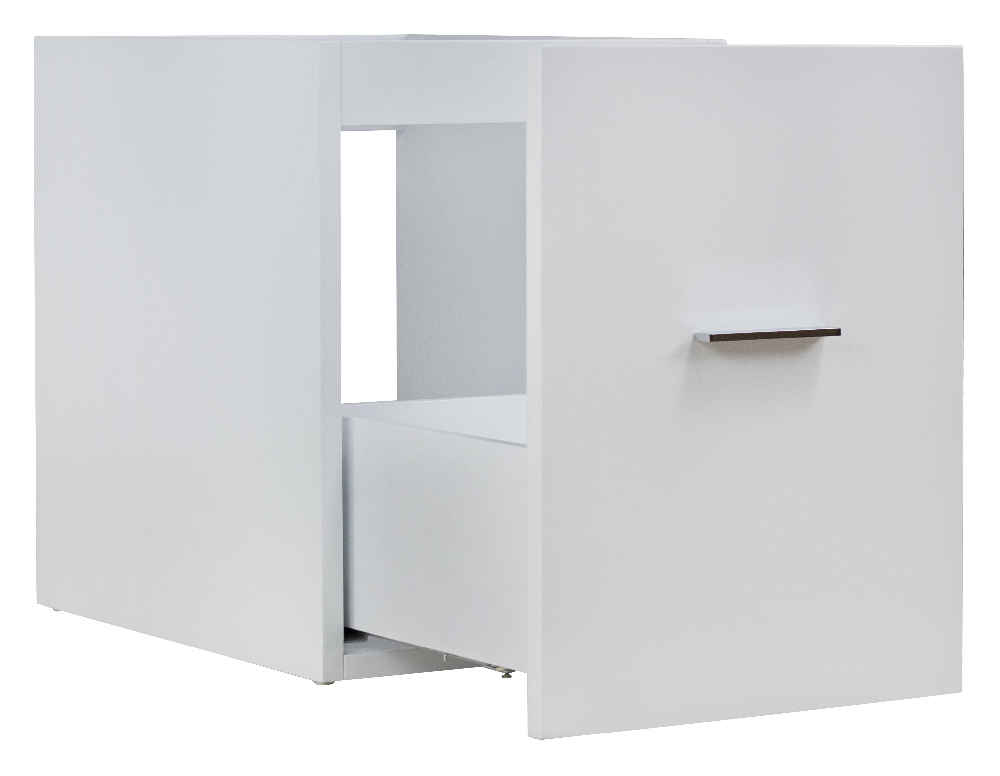 61.5-in. W Floor Mount White Vanity Set For 3H4-in. Drilling Beige Top White UM Sink