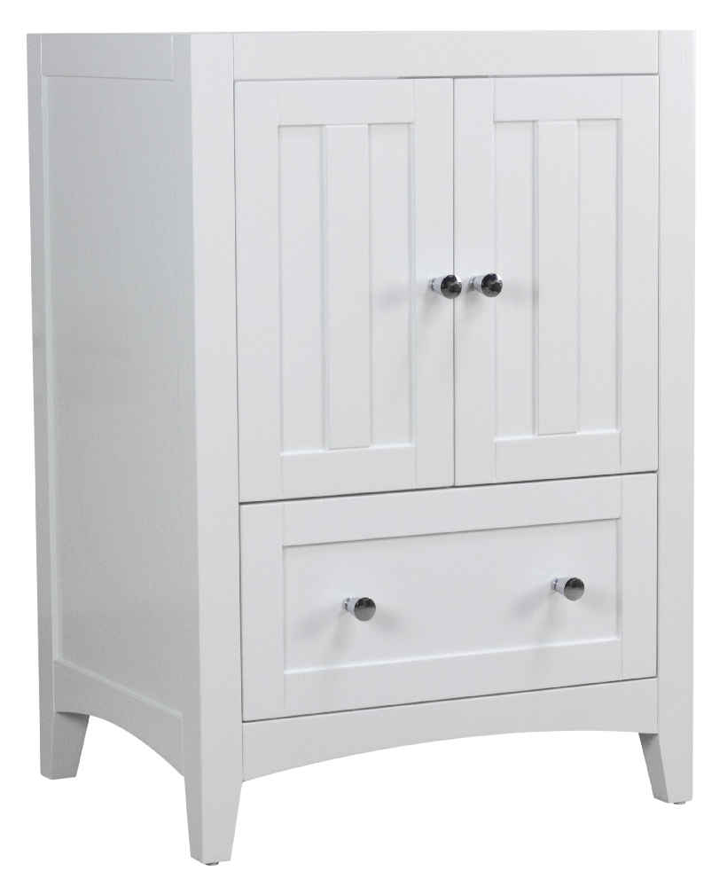 48-in. W Floor Mount White Vanity Set For 3H8-in. Drilling