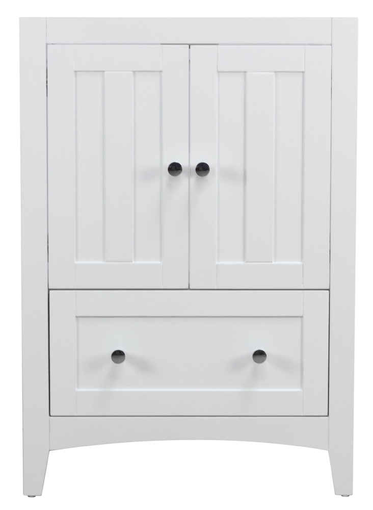 48-in. W Floor Mount White Vanity Set For 3H8-in. Drilling