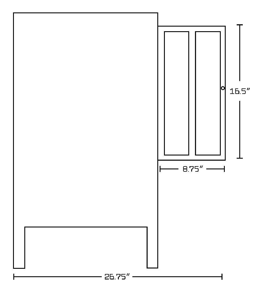 48-in. W Floor Mount White Vanity Set For 3H8-in. Drilling