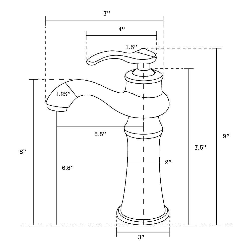 Deck Mount CUPC Approved Stainless Steel Faucet Set In Chrome Color - Overflow Drain Incl.