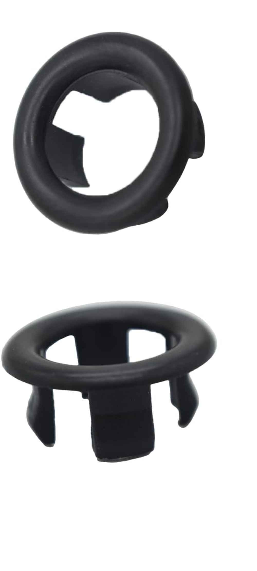 1.25-in. W Stainless Steel Overflow Cap In Black Color