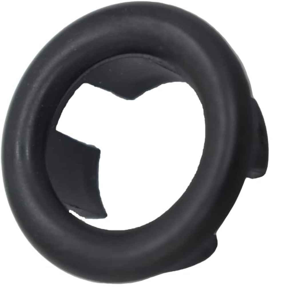 1.25-in. W Stainless Steel Overflow Cap In Black Color
