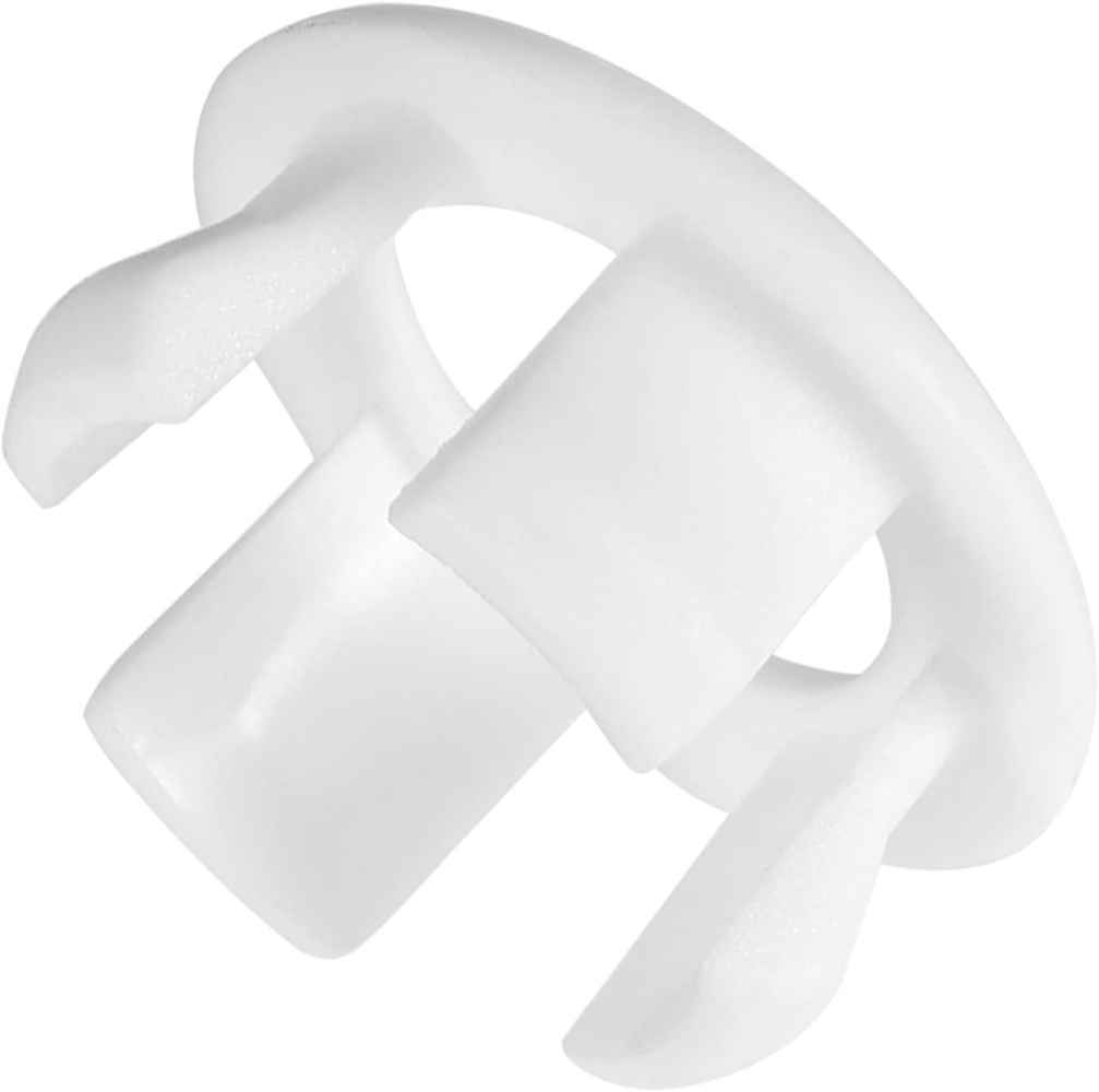 1.25-in. W Stainless Steel Overflow Cap In White Color