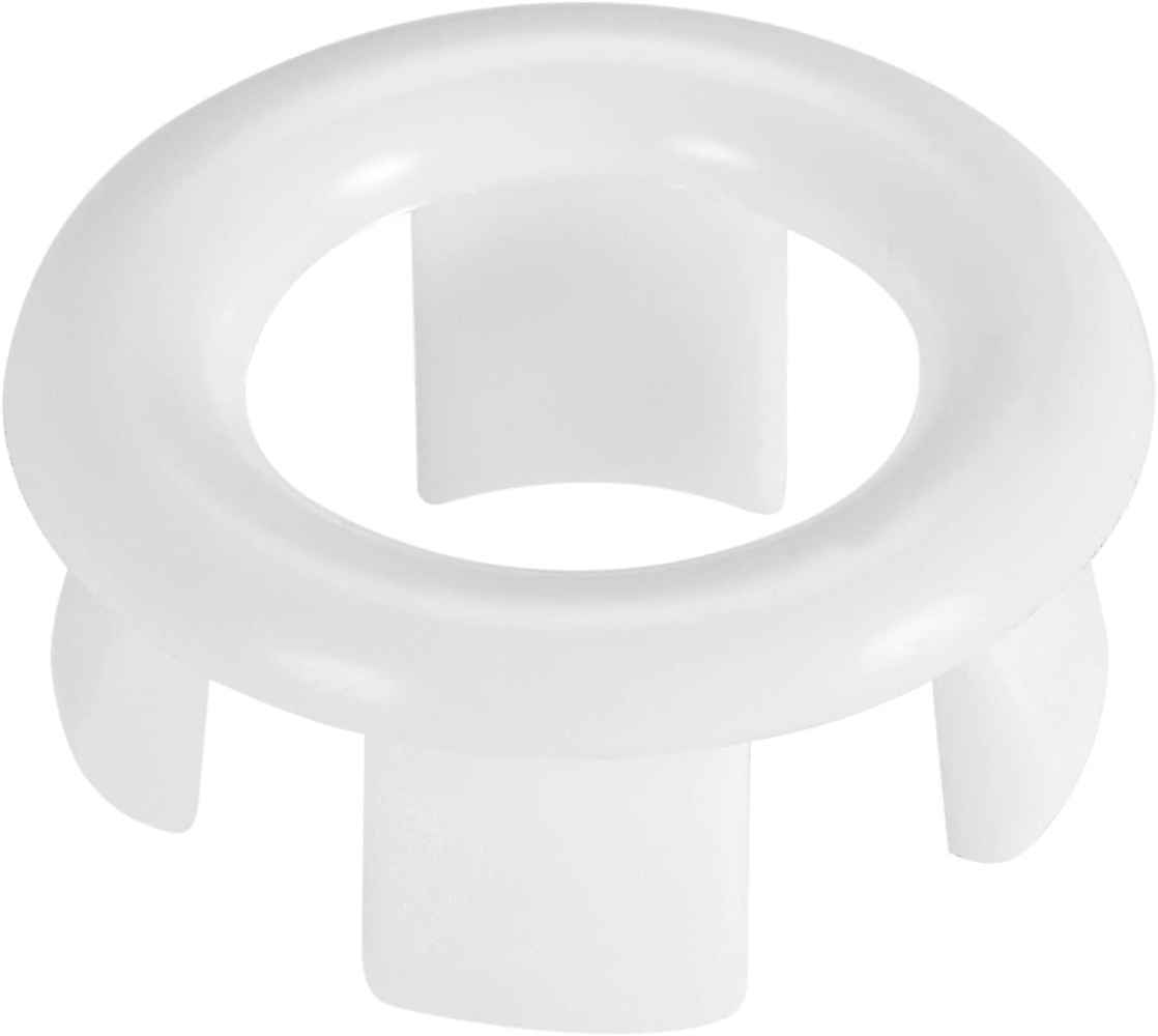 1.25-in. W Stainless Steel Overflow Cap In White Color