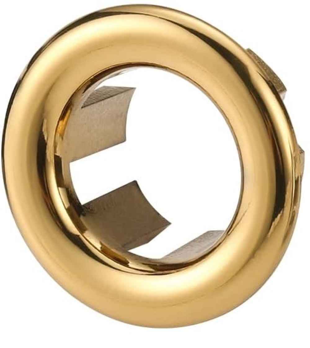 1.25-in. W Stainless Steel Overflow Cap In Gold Color