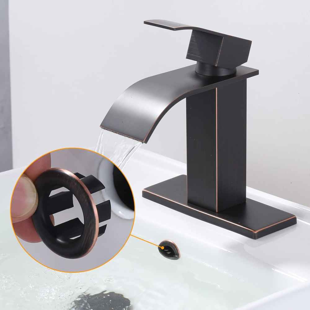 1.25-in. W Stainless Steel Overflow Cap In Oil Rubbed Bronze Color
