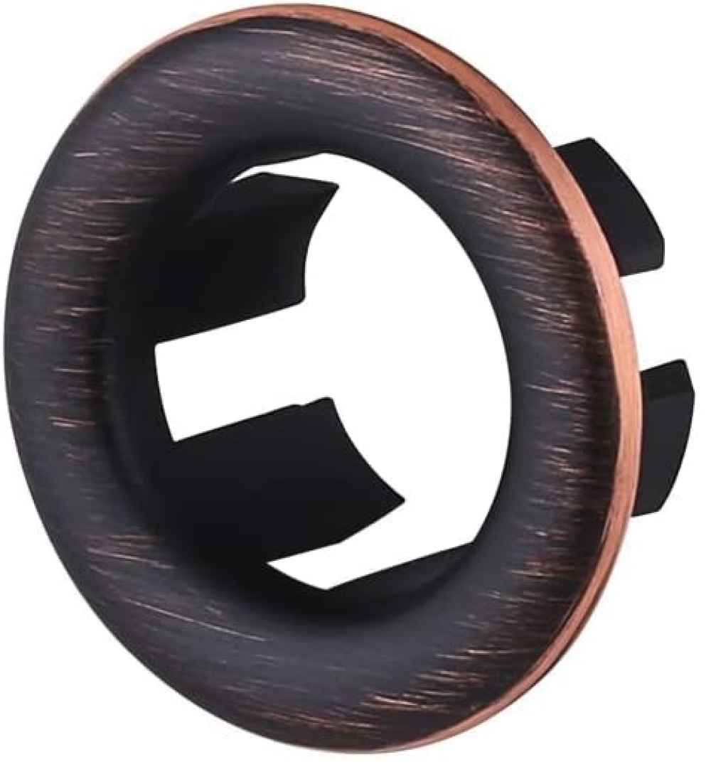 1.25-in. W Stainless Steel Overflow Cap In Oil Rubbed Bronze Color