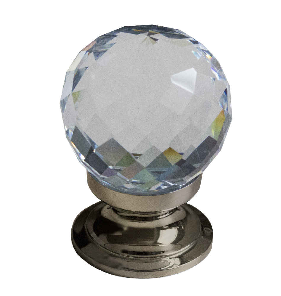 1.25-in. x 1.25-in. Stainless Steel Cabinet Knob In Brushed Nickel