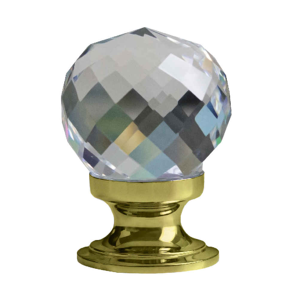 1.25-in. x 1.25-in. Stainless Steel Cabinet Knob In Gold