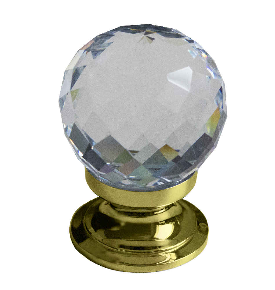 1.25-in. x 1.25-in. Stainless Steel Cabinet Knob In Gold