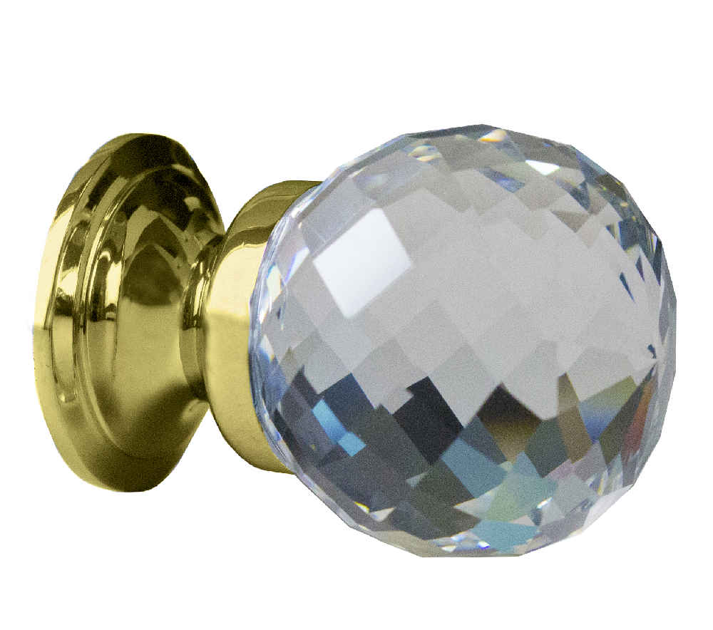 1.25-in. x 1.25-in. Stainless Steel  Cabinet Knob In Gold