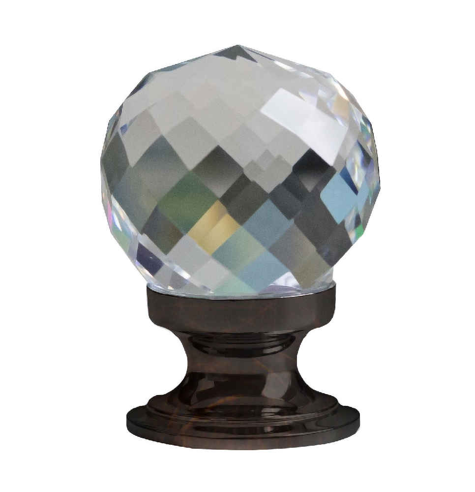 1.25-in. x 1.25-in. Stainless Steel Cabinet Knob In Oil Rubbed Bronze